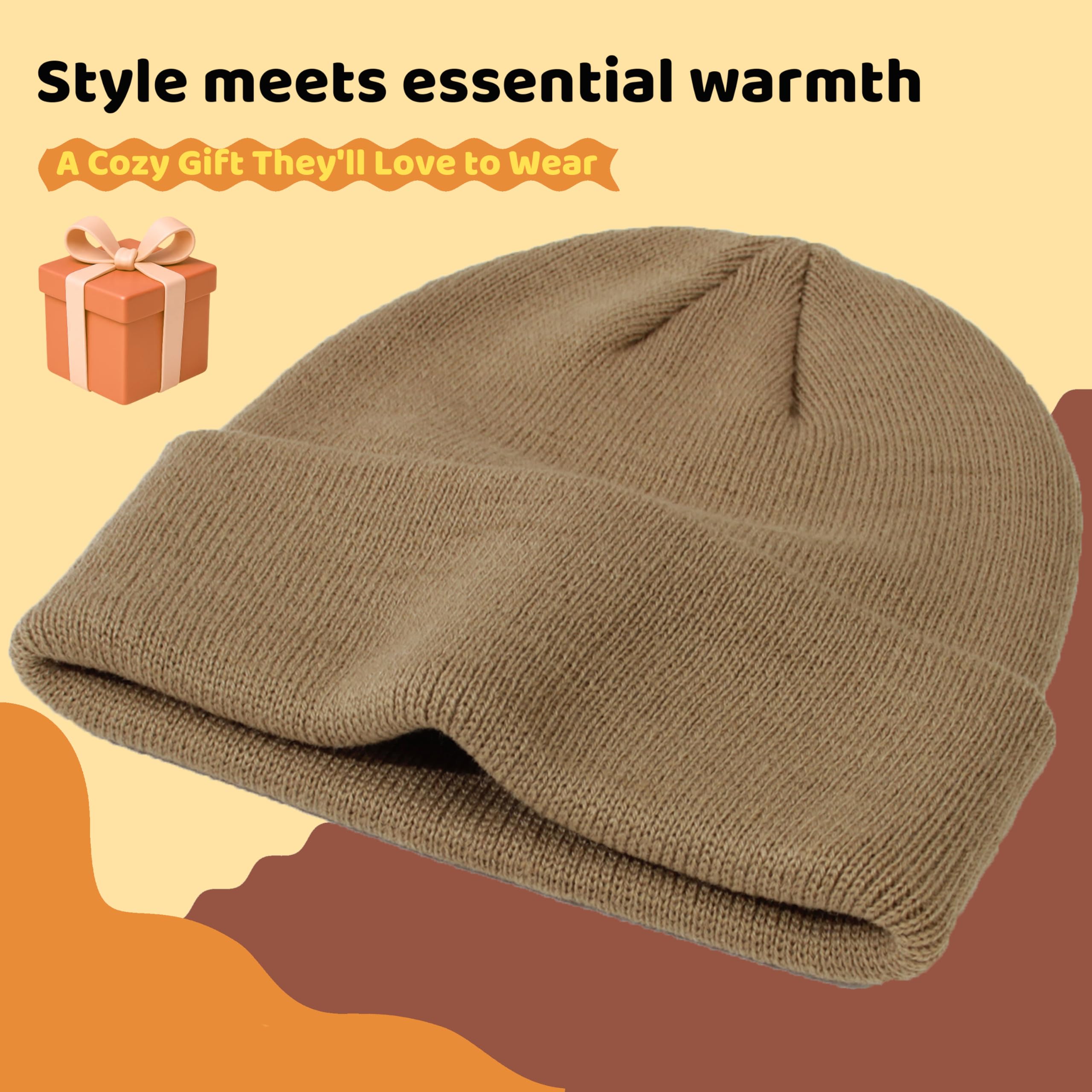 YMYDYFC Baby Beanie 3Pack Toddler Beanie Baby Winter Hats Boy&Girl 0-6Years