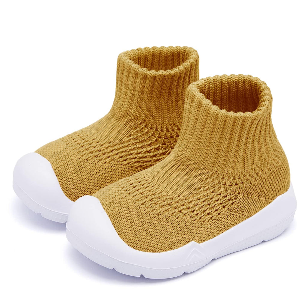 MORENDL Baby Shoes Toddler Walking Sock Shoes Infant Boy Girl Slip On Sneakers First Walker Slippers