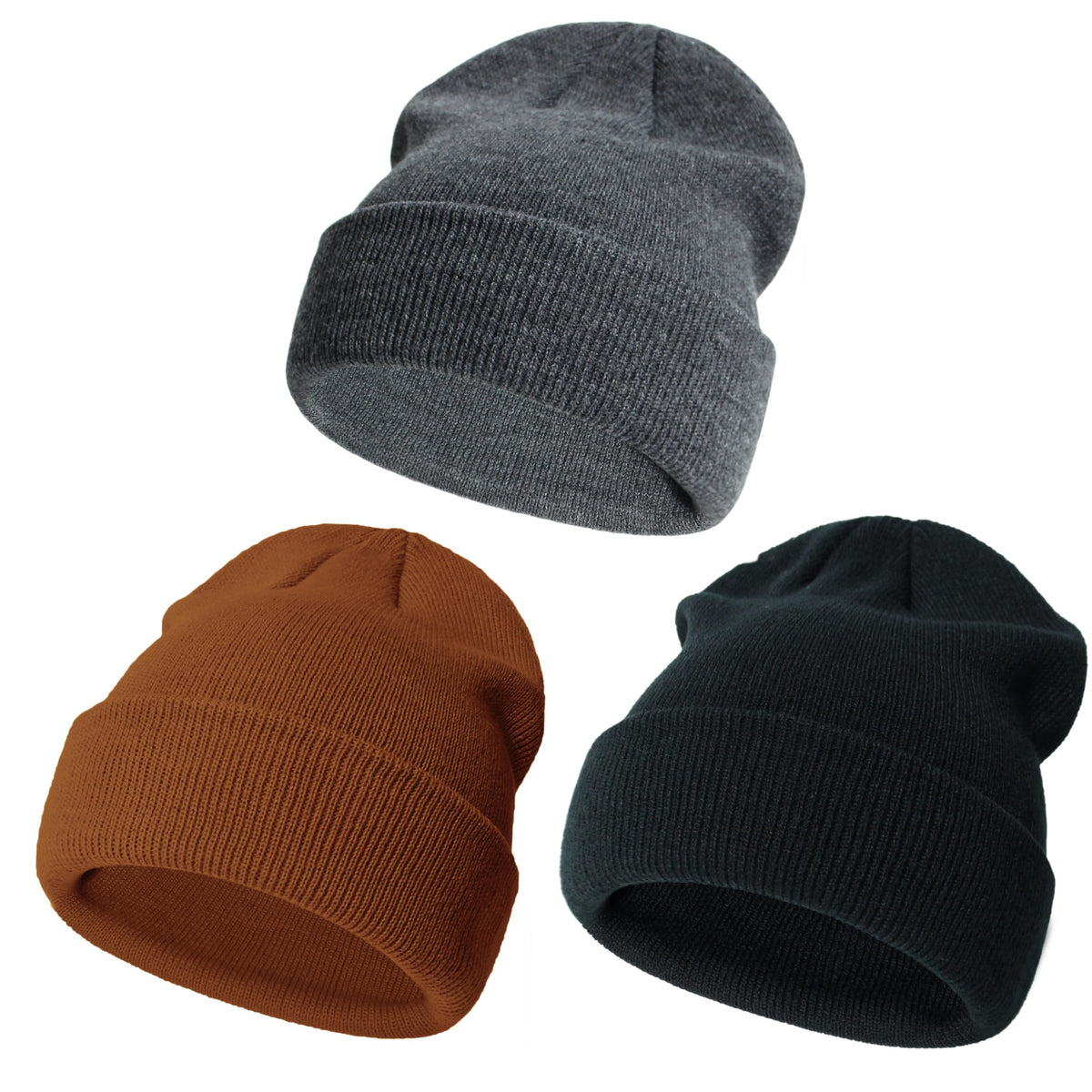 YMYDYFC Baby Beanie 3Pack Toddler Beanie Baby Winter Hats Boy&Girl 0-6Years