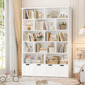 FINETONES 69" H Large Toy Storage Organizer with 4 Movable Drawers