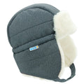 JAN & JUL Toasty-Dry Trapper Hat for Baby and Kids (Heather Grey, S)