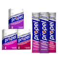 Propel Electrolyte Enhanced Water Drink Mix Powder Packets, Grape Variety Pack, Zero Calorie & Sugar Hydration with Vitamins C & E (30 Packets)