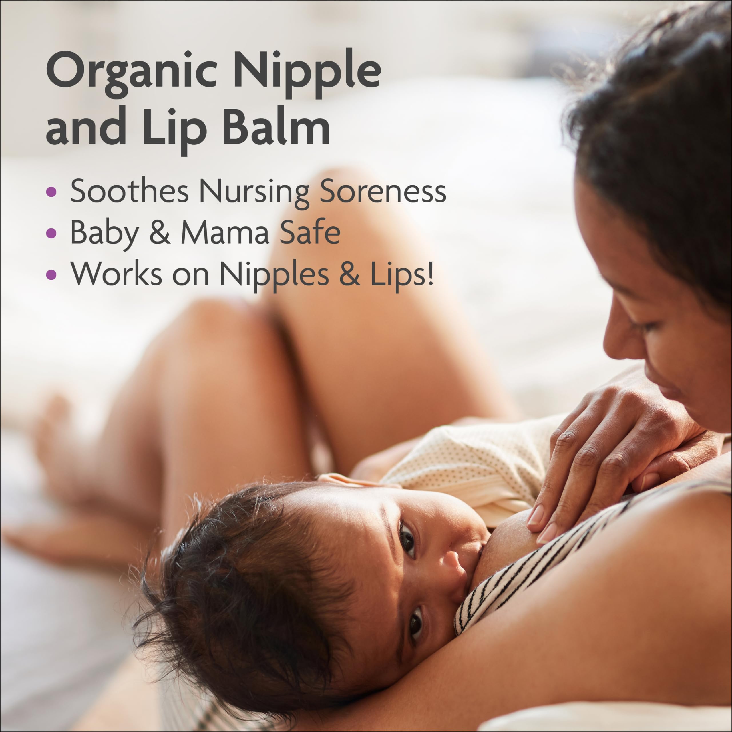 Trilastin Vitamin-Infused Nipple and Lip Balm | Breastfeeding Essentials | Lanolin-Free Nipple Cream | Nipple Butter | Postpartum Must-Haves