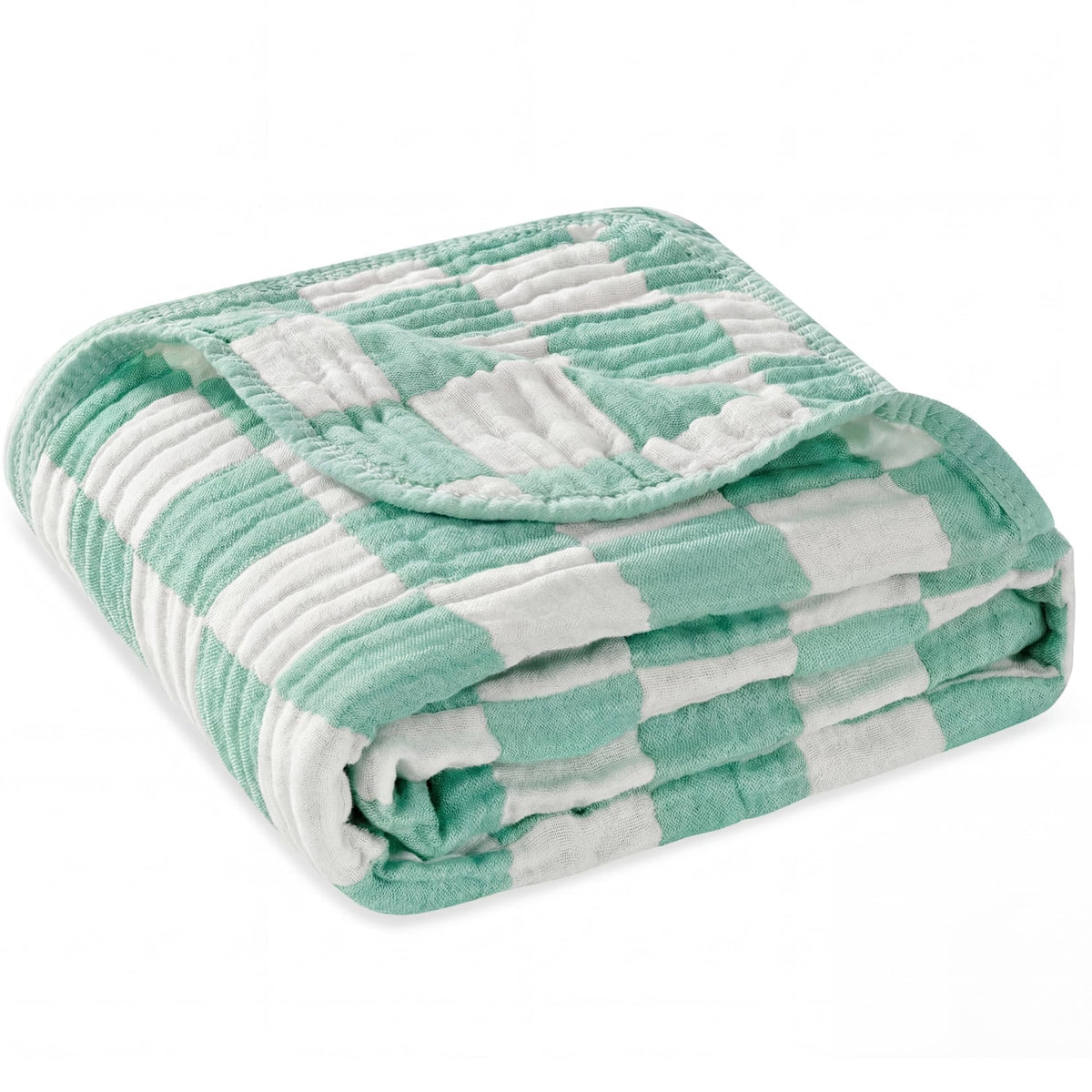 HardNok Ultra Soft Muslin Baby Blanket, A Versatile Swaddle and Bed Blanket for Babies, Toddlers, Boys, and Girls (1 Pack).