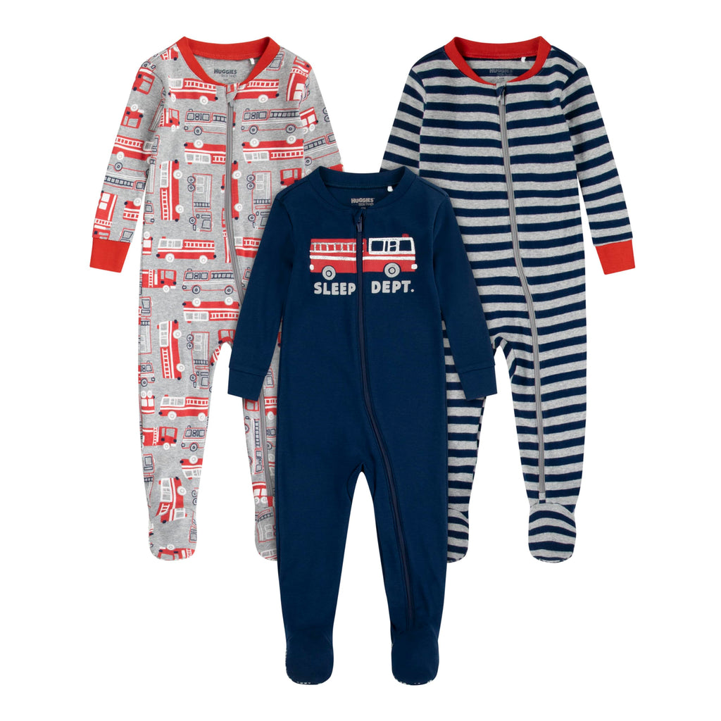 HUGGIES 3-Pack Footed Coverall