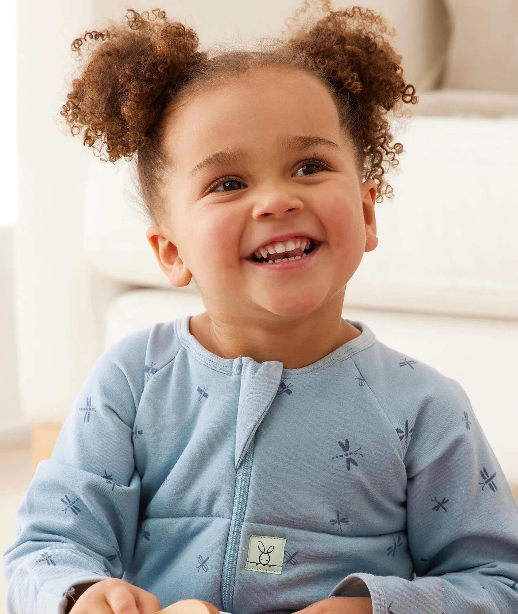 ergoPouch Sleep Onesie 2.5 TOG – Warm Baby Romper & Sleep Layer with Full-Zip, Guarding Against Blankets, Breathable & Movement-Friendly, Ideal for Transitional Sleeping (12-24 Months, Dragonflies)