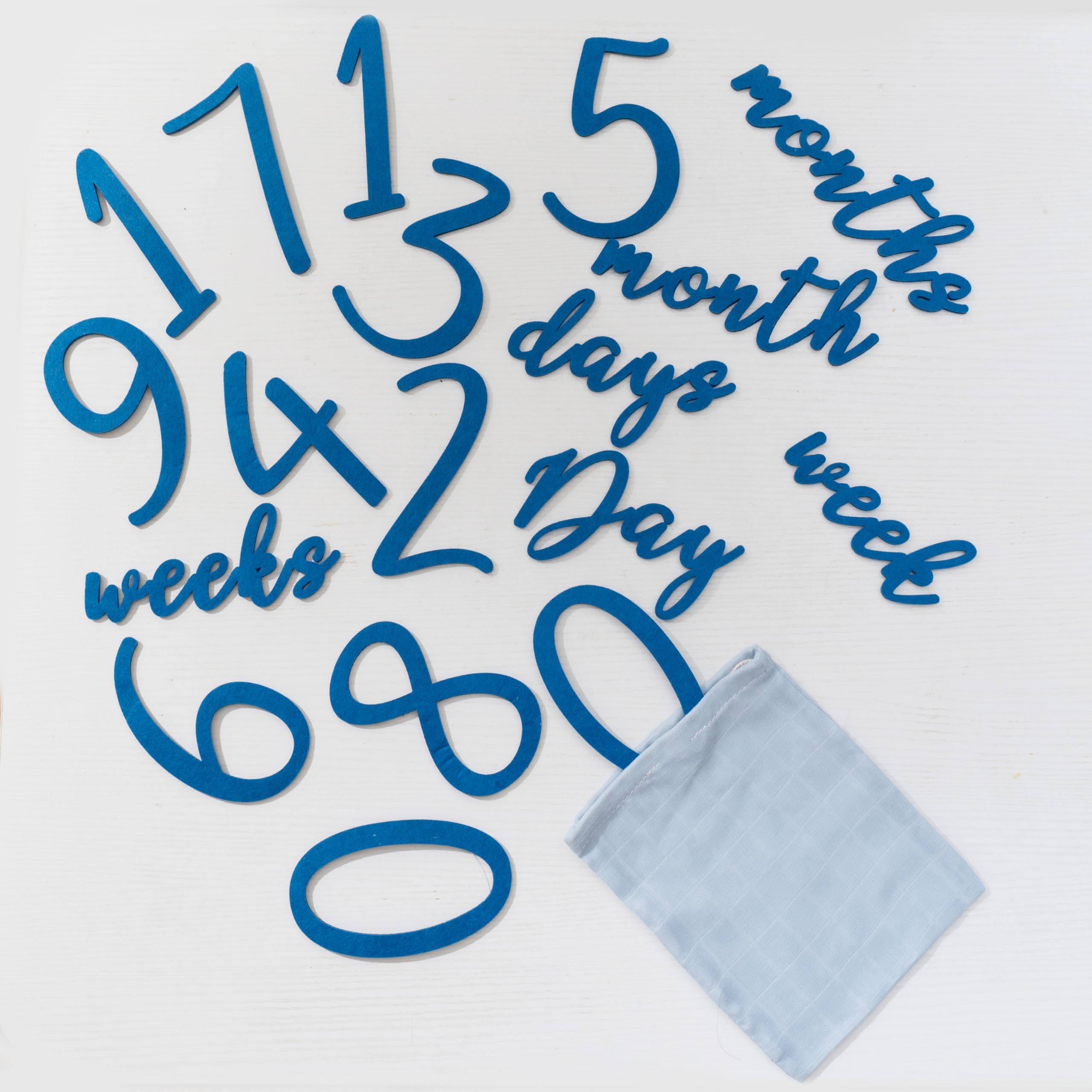 Miaoberry Ocean Baby Milestone Blanket – Monthly Baby Milestone Photo Prop for Boy, Under The Sea Growth Tracker Blanket with Hello World Sign and Registry Must-Have