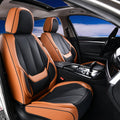 Coverado Car Seat Covers, Seat Covers for Cars, Waterproof Leather Auto Seat Protectors, Leather Car Seat Cushion, Car Interiors Accessories Universal Fit for Most Cars