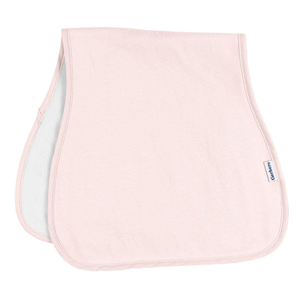 Gerber Baby Unisex Burp Cloths 5-Pack, Pink Blue, Size 10.5" x 21"