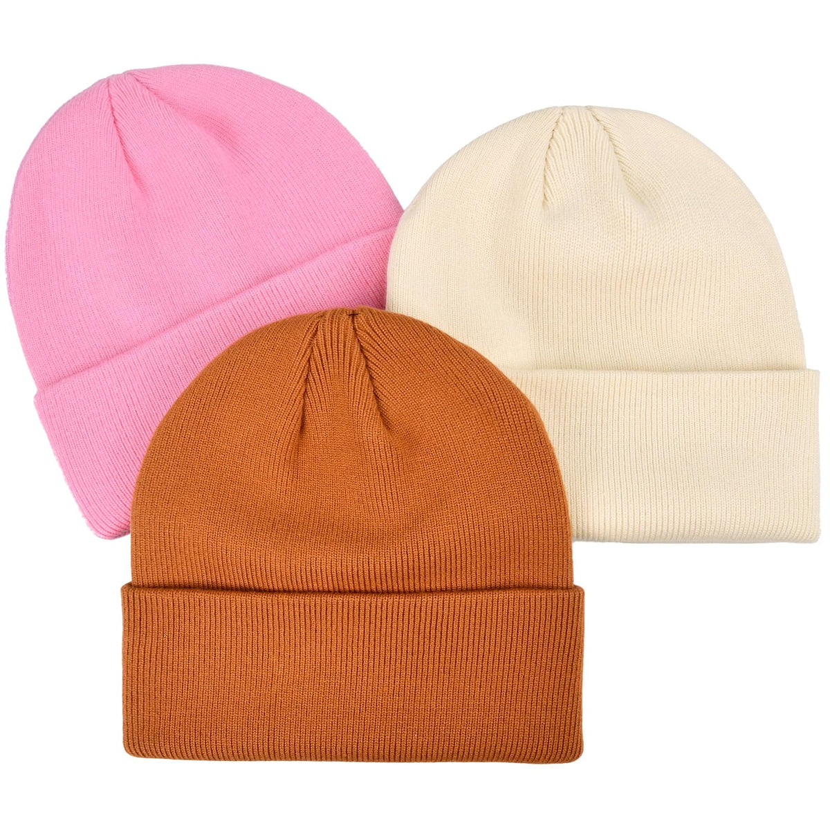 Rosoz Toddler Beanie Boys Girls Baby Knit Warm Beanies Kids Children Winter hat Caps