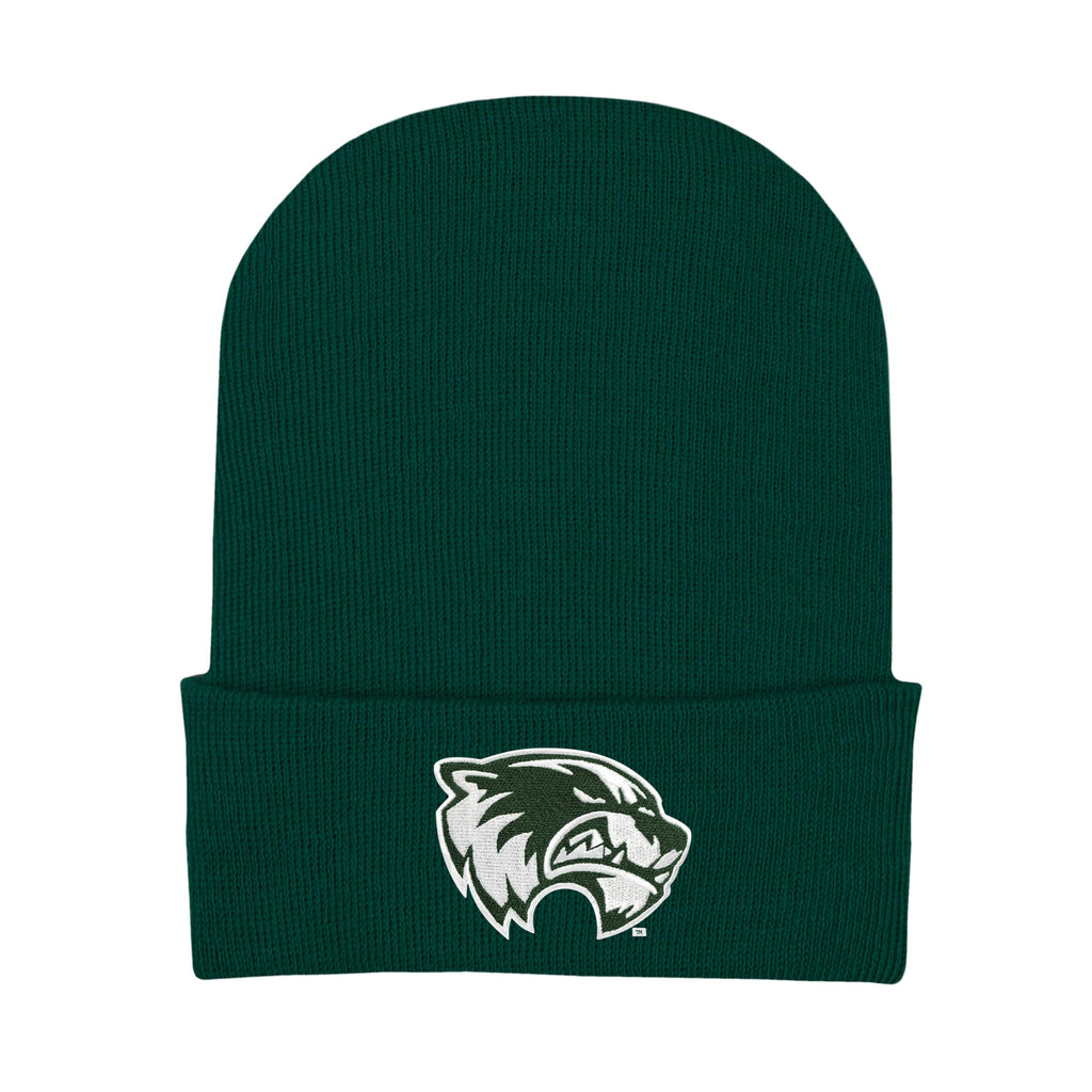 College Baby Infant Knit Cap Utah Valley Wolverines Logo - Hunter - Newborn