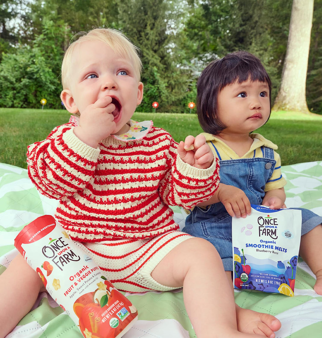 Once Upon a Farm Organic Baby & Toddler Variety Sampler, 9 Ct, Non-GMO