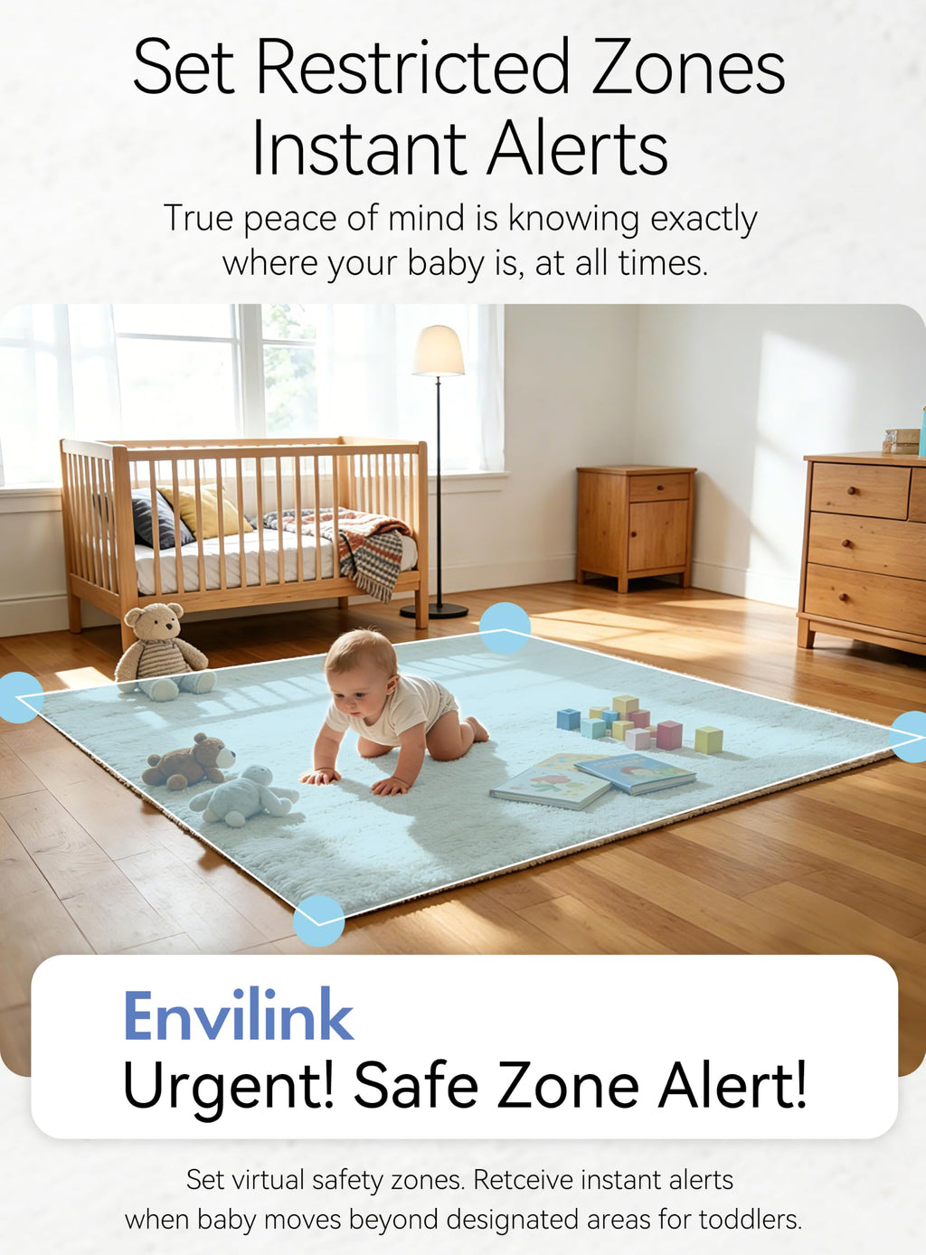 Envilink Baby Monitor with Camera and Audio