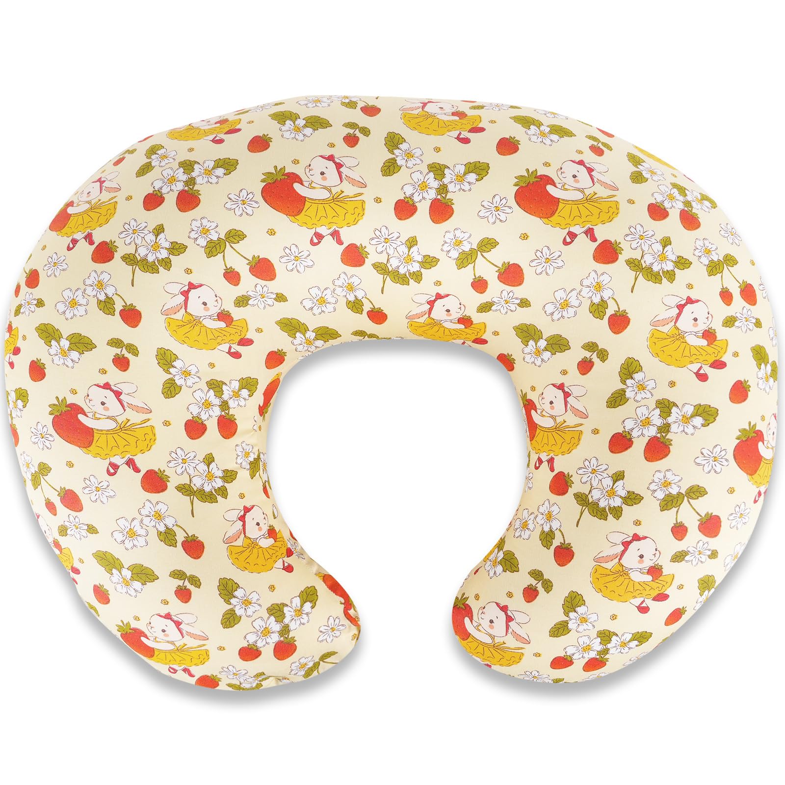 x-vesolje Baby Nursing Pillow for Breastfeeding, Adjustable Breastfeeding Pillow for Bottle Feeding, Nursing Support Pillow for Mom and Baby Healthier Nursing, Removable Cover- Bunny