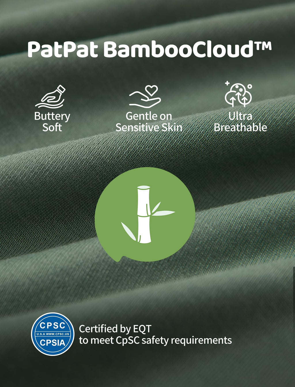 PATPAT Baby Footies Boys Girls - Bamboo Viscose - 2 Way Zipper & Non-Slip Soles Romper Mitten - Footed & Footless Infant Clothes Unisex Jumpsuit 2 Pack Olive/Cyan/Grey 3-6 Months Green/Blue