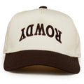 Toddler 2 Tone Trucker Snapback Hat - Rowdy Upside Down - Brown/Beige