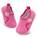 FEETCITY Toddler Shoes Baby Sneakers Boys Girls First Walking Shoes Newborn Crib Shoe Rose Red