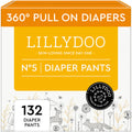 LILLYDOO Toddler Pull-On Diaper Pants, Size 5 (24+ lbs), 132 Count, TCF