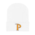 College Baby Infant Knit Cap Pepperdine Waves Logo - White - Newborn