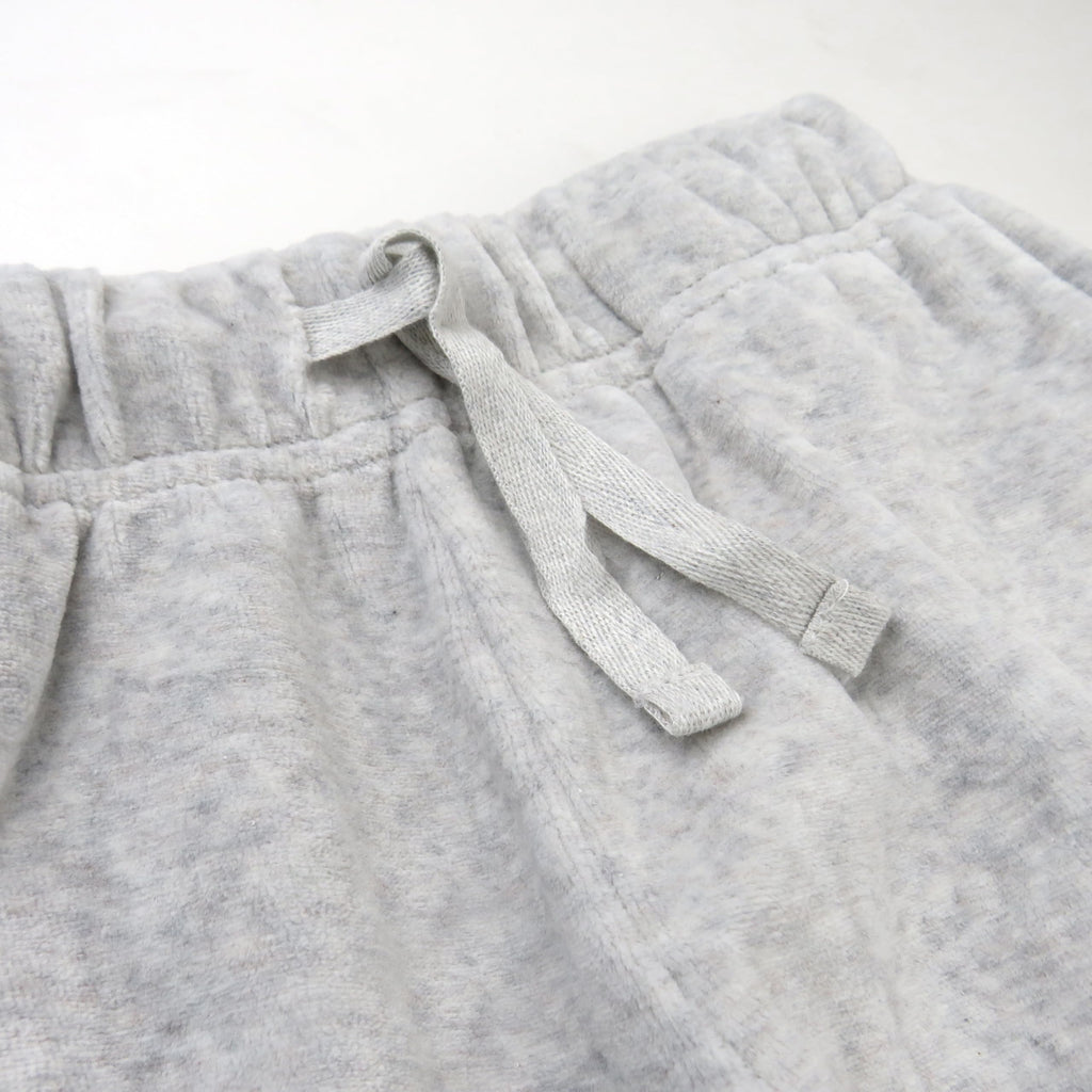 HonestBaby 2-Piece Cozy Velour Sweatshirt and Jogger Sweatpants Set Organic Cotton for Toddler, Baby, Light Gray Heather, 5T