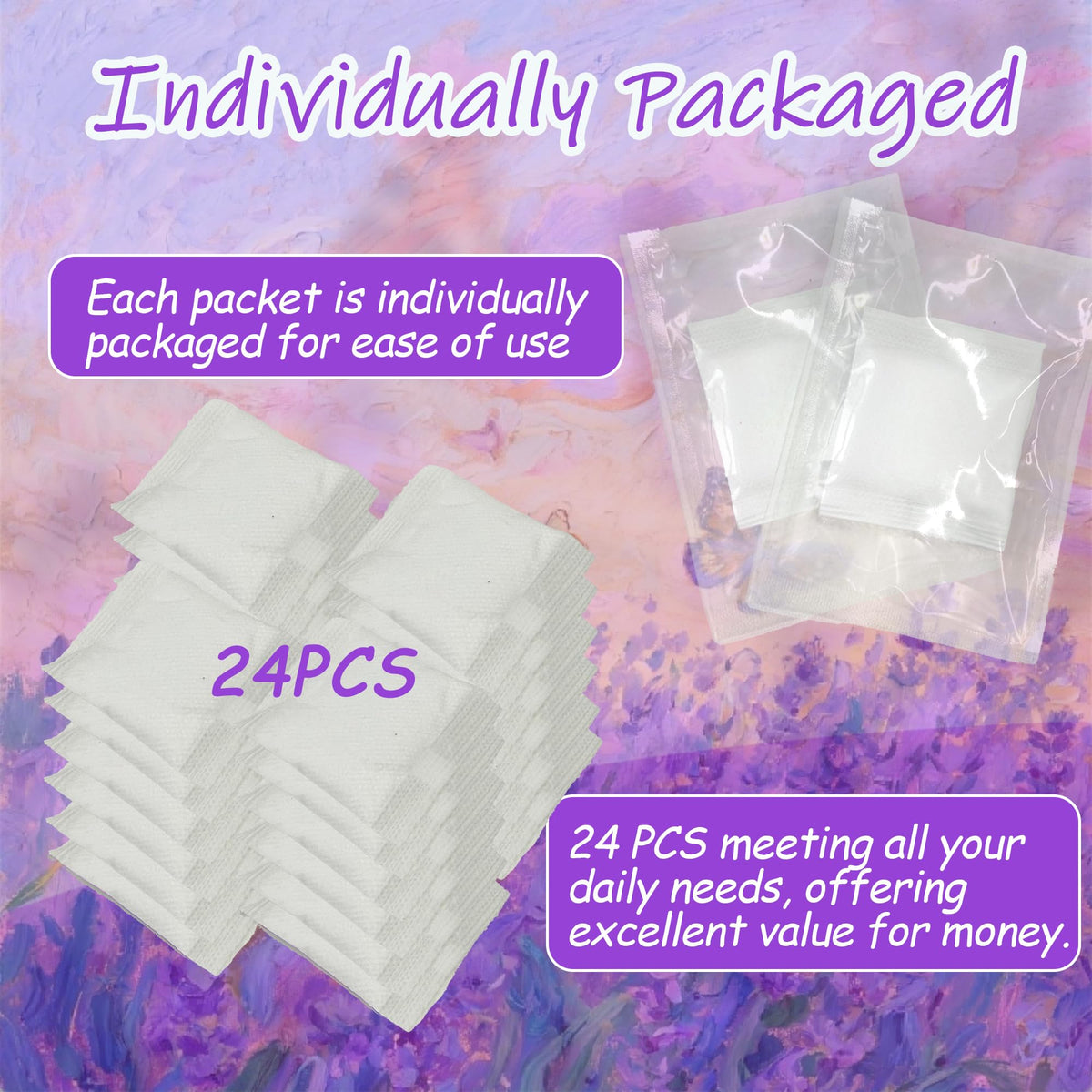 PurifyLogix 24 PCS Baking Soda Refills For Munchkin Nursery Fresheners