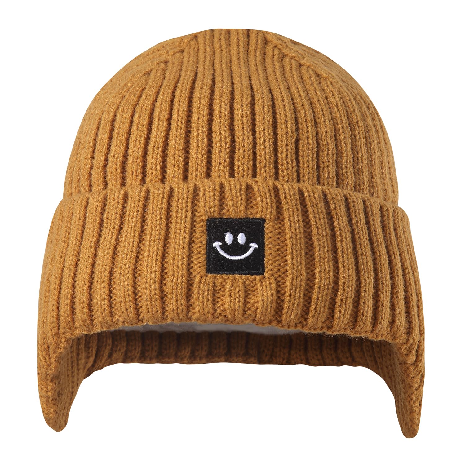 MaxNova Baby Hat 3-8T Camel/Gray Apricot 2 Pack