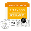 LILLYDOO Baby Diapers, Size 1 (4+ lbs), 144 Count, Hypoallergenic & TCF