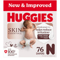 Huggies Skin Essentials Newborn Diapers, 76 Count