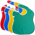 Large Waterproof Bibs Primary Collection - 4pk, 12pk, 48pk