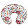 iEvolve Minky Nursing Pillow Cover Breast Feeding Pillow Cover Slipcover U Shape for Baby Boy Girl,Cover Only(Flora)