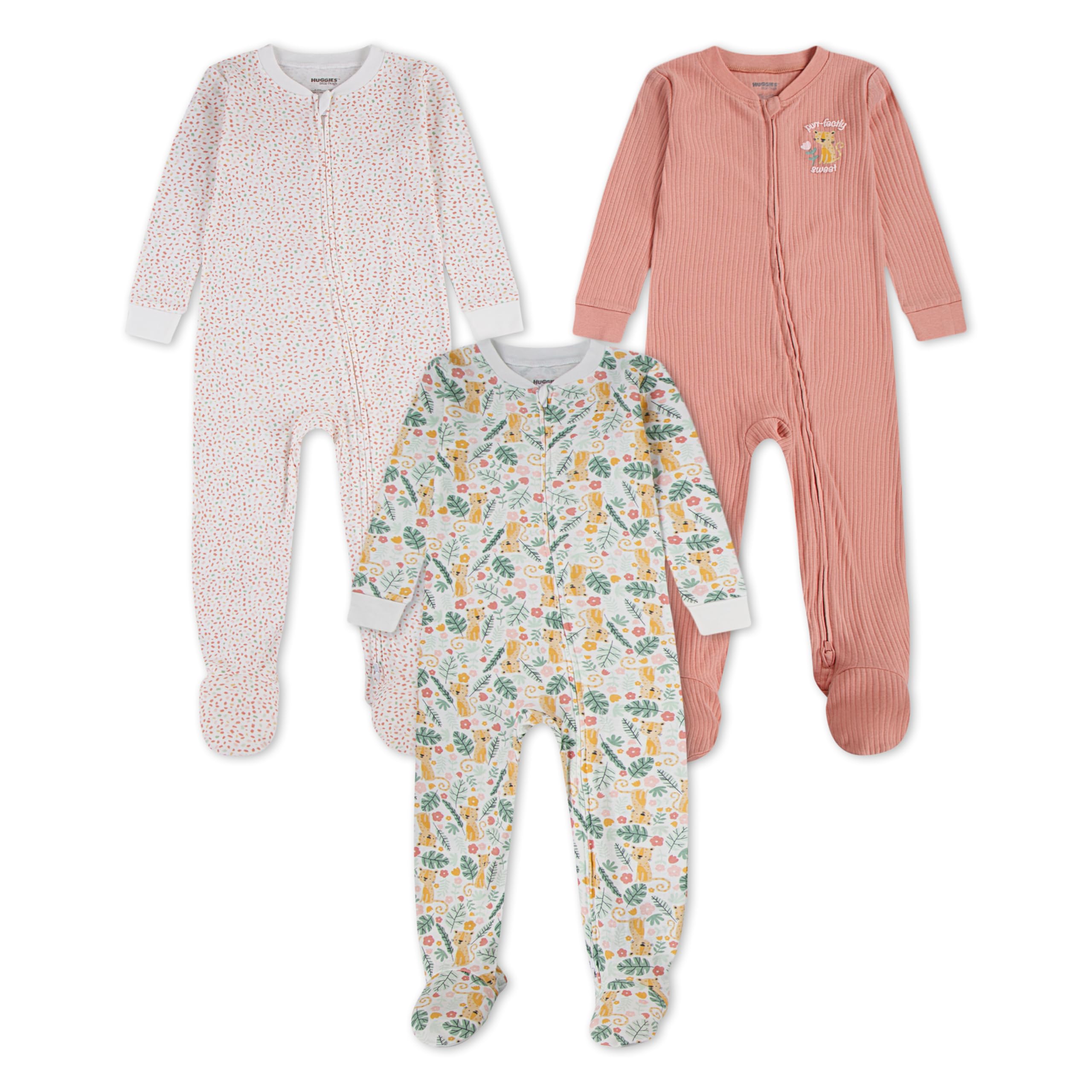 HUGGIES 3-Pack Footed Coverall