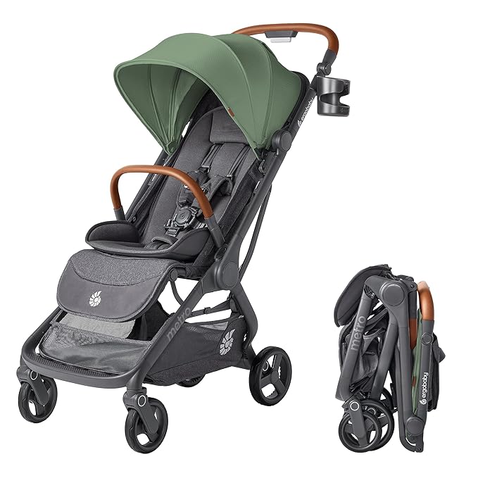 Ergobaby Metro 3 Deluxe Baby Stroller for Newborns, Infants, and Toddlers | Willow Green