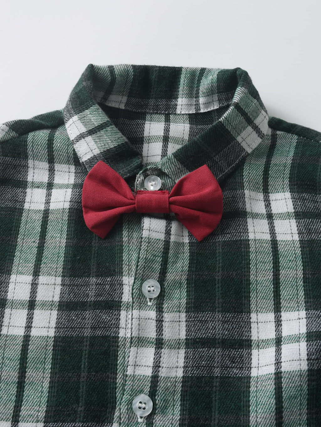 Boarnseorl Baby Boys Pants Sets, Infant Long Sleeve Shirt + Pants + Bow Tie + Suspenders Outfits Clothing,9-12M