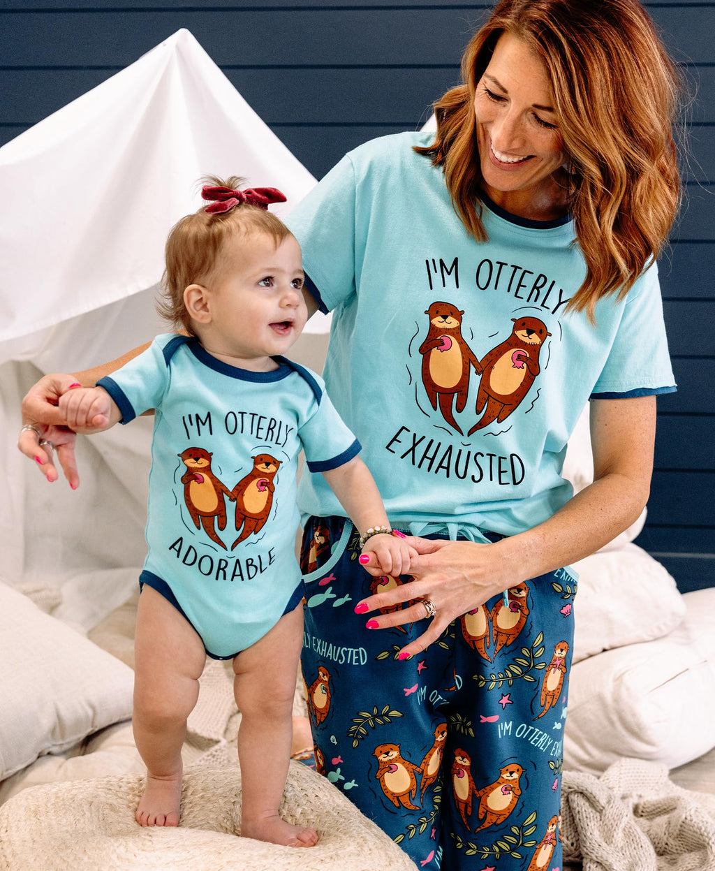 Lazy One Cute Unisex Baby Bodysuit, Cute Animal Designs, 6-18 Months, Otterly Adorable (6 Month)