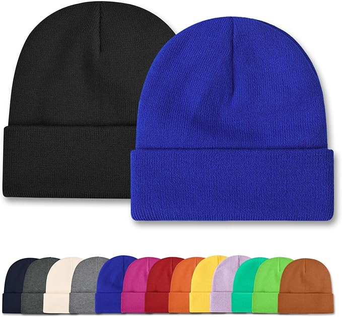 ZOORON Toddler Beanie Baby Beanies for Boys Girls Kids Winter Hats Children Knit Warm Caps 0-12years