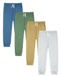 GFQLONG Toddler Boys Cotton Pants Lightweight Summer Casual Joggers, 5-6Y