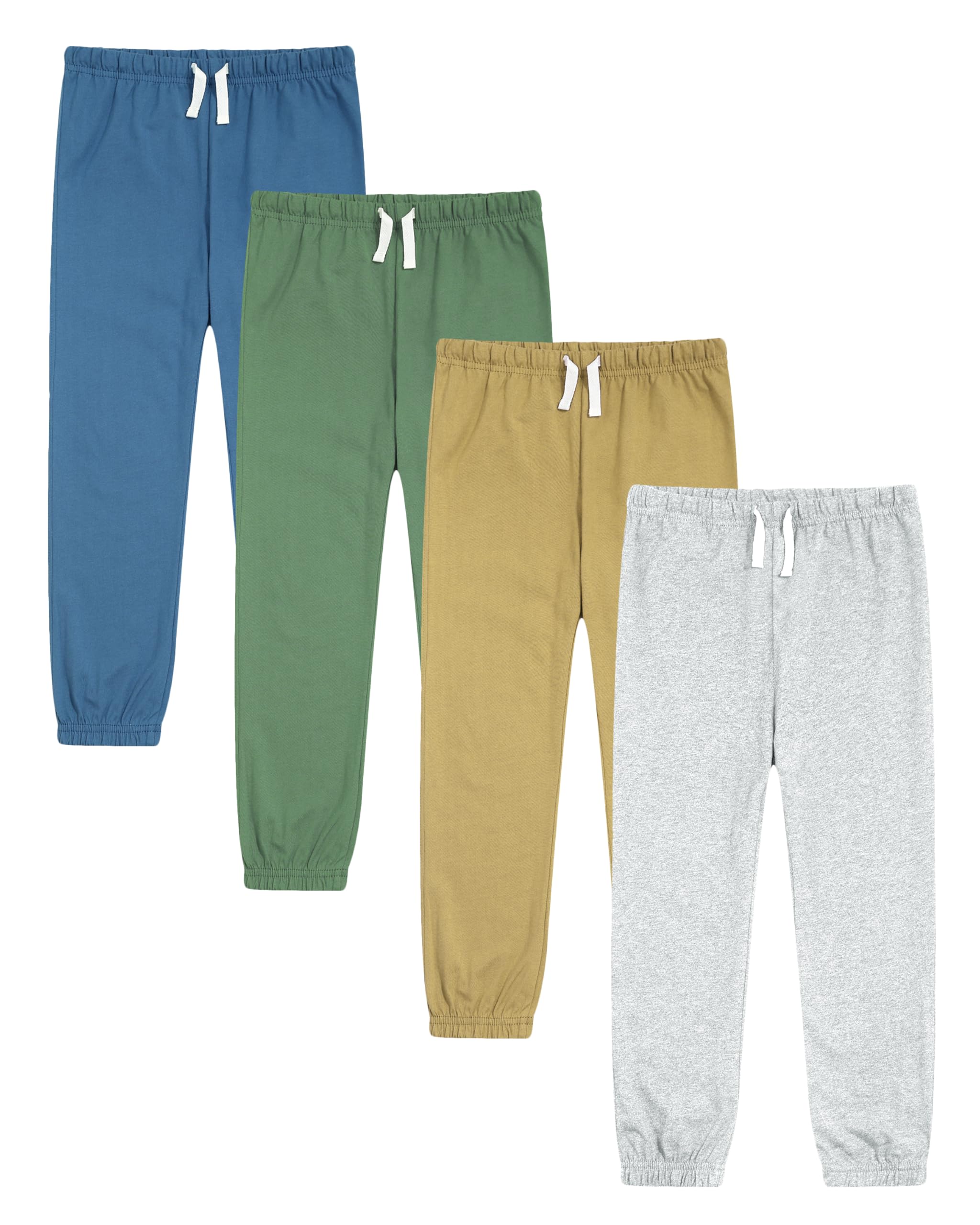 GFQLONG Toddler Boys Cotton Pants Lightweight Summer Casual Joggers, 3-4T