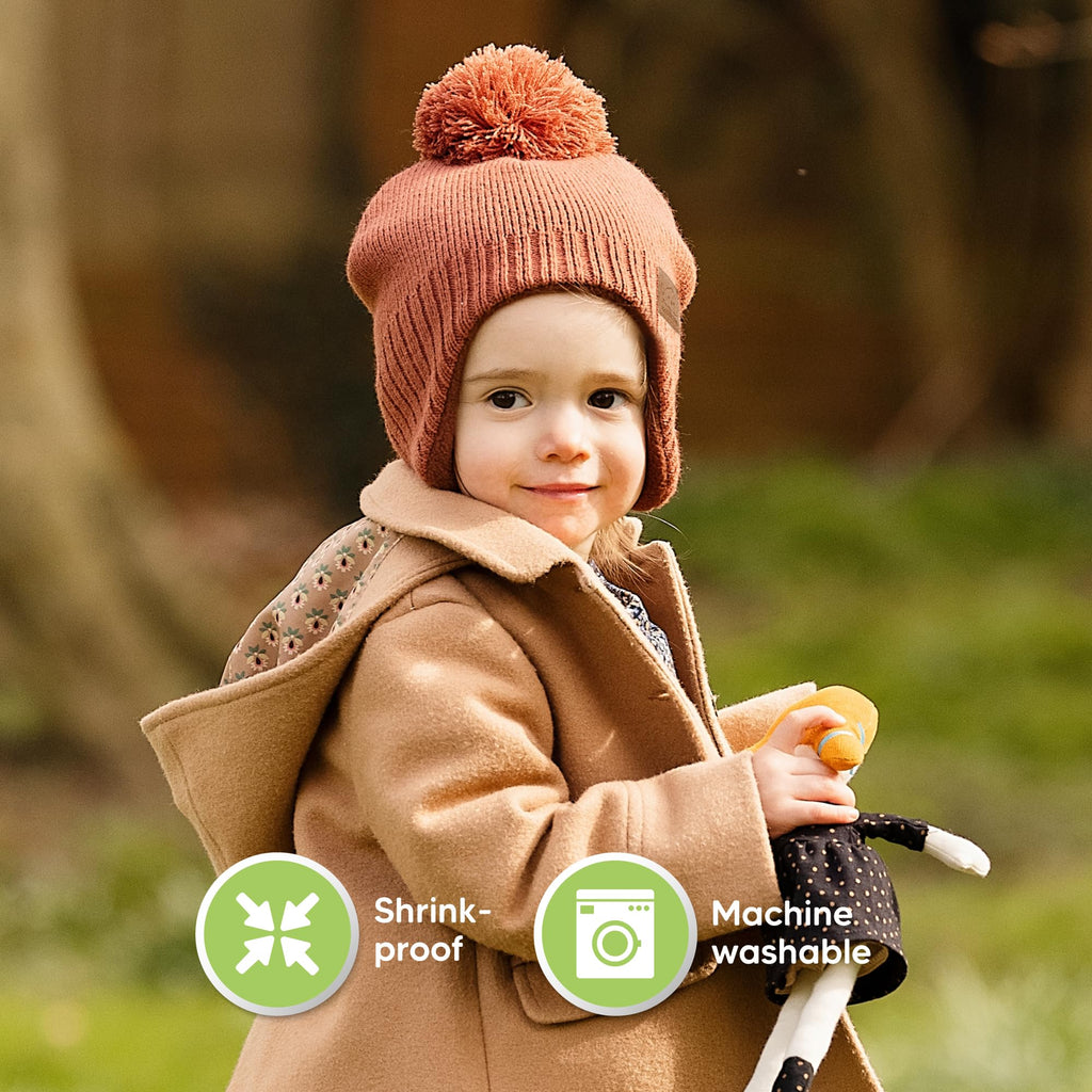 KeaBabies Baby Beanies, Winter Baby Hats for Boys, Girls (Dune, 6-36M)