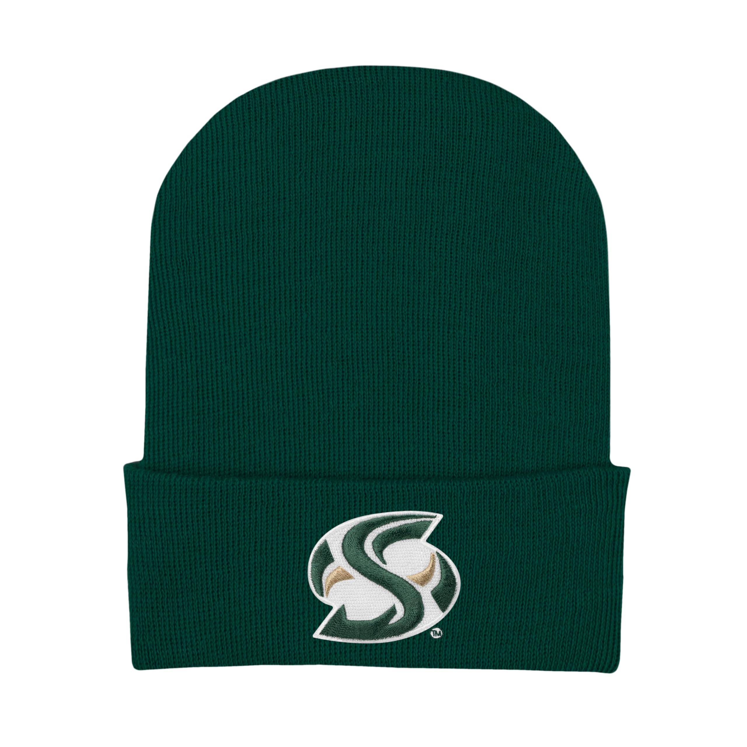 College Baby Knit Cap Sacramento State Hornets Logo - Hunter - Newborn