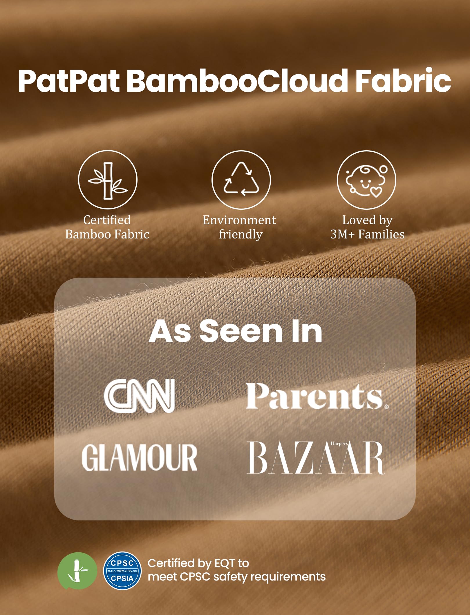 PATPAT 2-Pack Bamboo Viscose Baby Footie, with Anti-Slip Grips Brown Dog Newborn