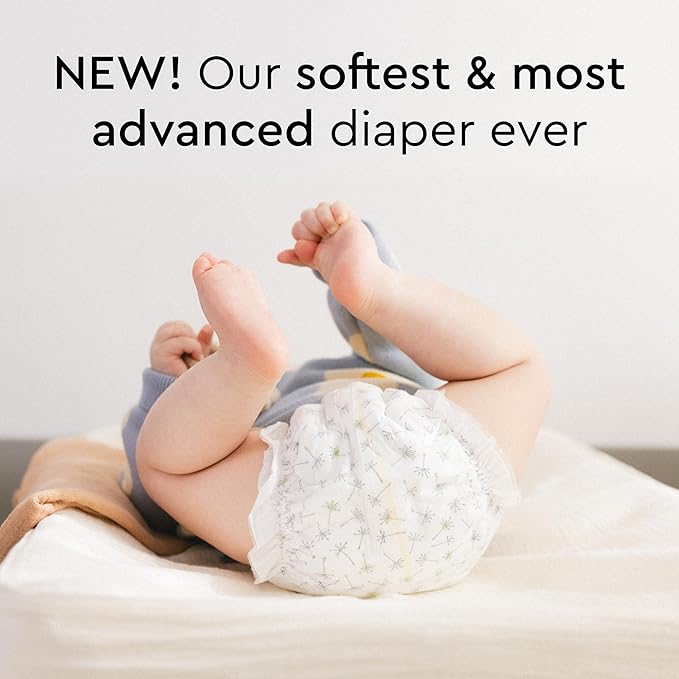 LILLYDOO Baby Diapers - Size 4 (20-31 lbs), Half-Monthly Supply (75 Count), Leak Protection, Skin-Friendly, Ultrasoft, Perfume- & Chlorine-Free, Hypoallergenic, Dermatologist Tested, Oeko-TEX®