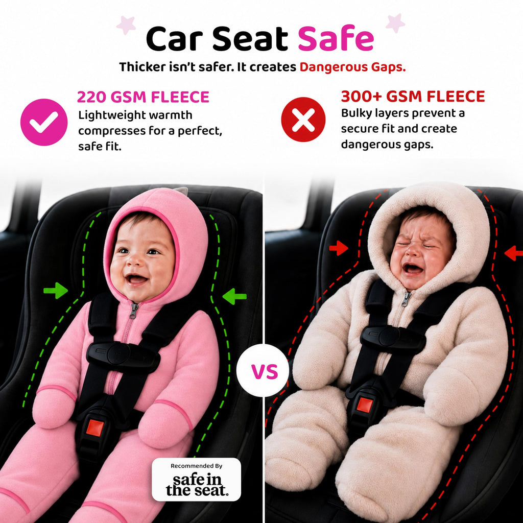 Cuddle Club Fleece Baby Bunting Bodysuit – Infant One Piece Kids Hooded Romper Outerwear Toddler Jacket