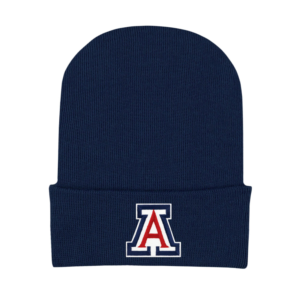 College Baby Infant Knit Cap Arizona Wildcats Logo - Navy - Newborn