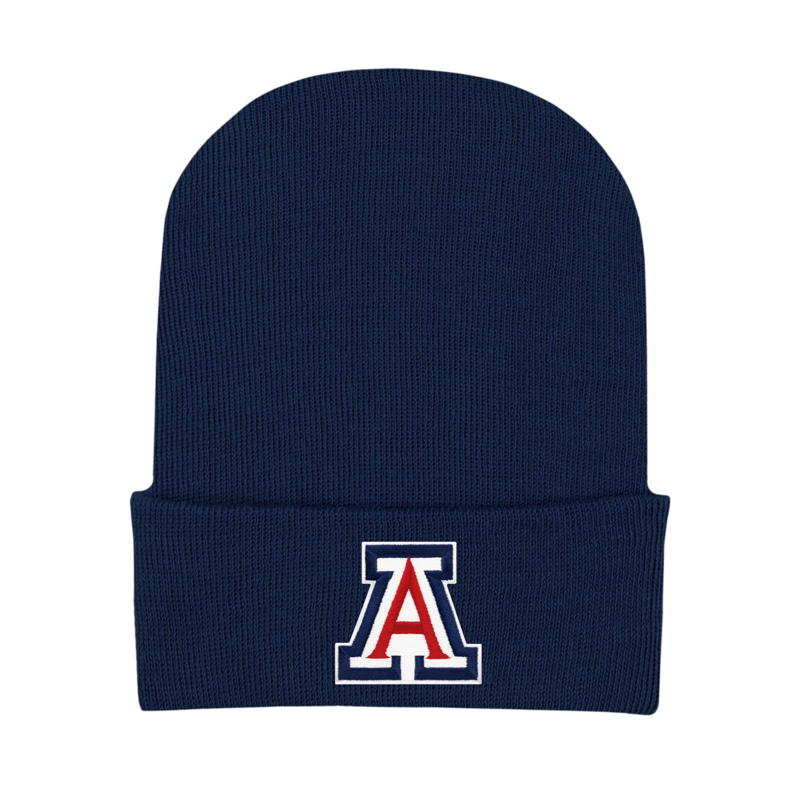 College Baby Infant Knit Cap Arizona Wildcats Logo - Navy - Newborn