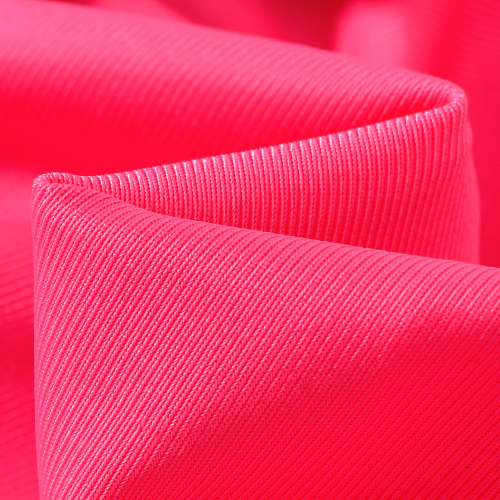 HIHA 2T Toddledr Swimsuit Girls Baby One Piece Swimwear Ruffle Beach Color Block Stripe Bathing Sunsuit Neon Hot Pink 2-3T