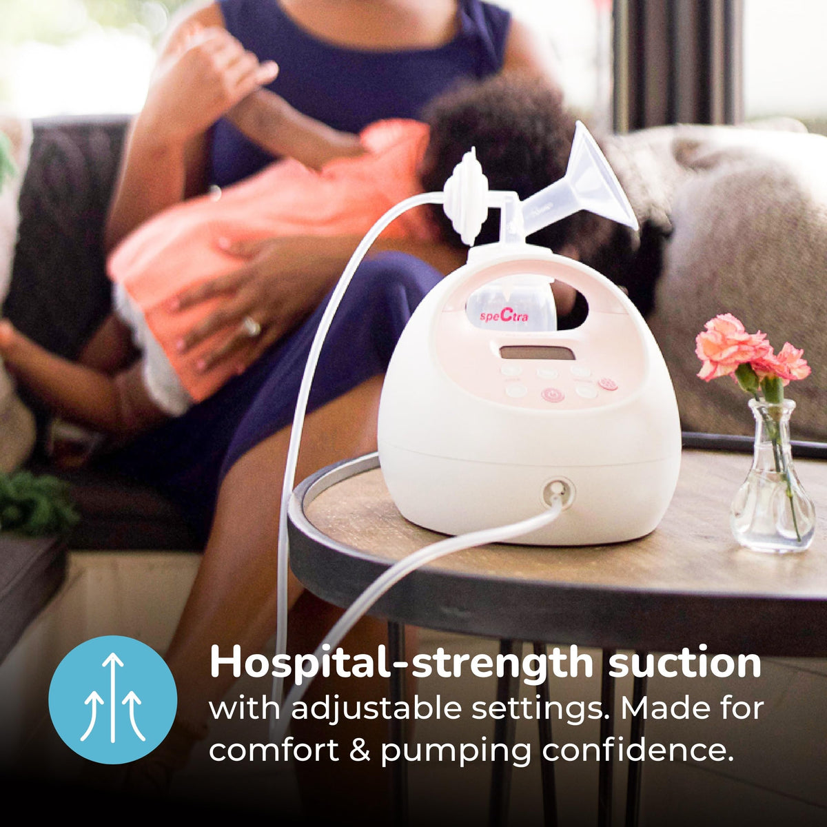 Spectra Baby S2 Plus Electric Pump Bundle, Tote & Accessories, 28 mm