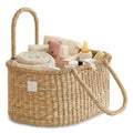 BEBE BASK Premium Baby Diaper Caddy Organizer Basket with Cotton Divider