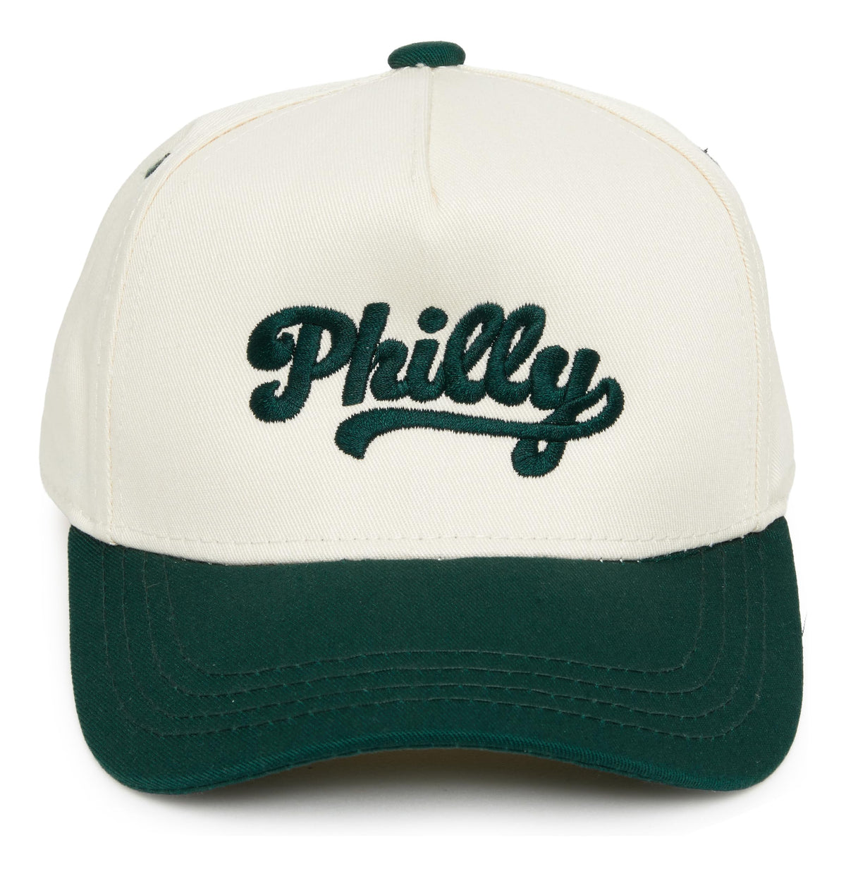 Toddler 2 Tone Trucker Snapback Hat - Philly - Green/Beige