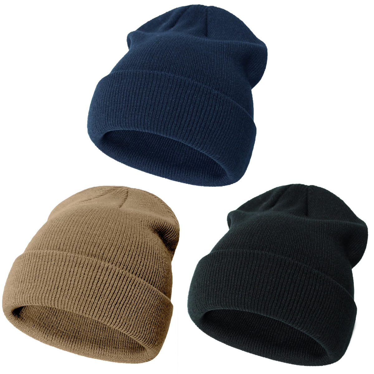 YMYDYFC Baby Beanie 3Pack Toddler Beanie Baby Winter Hats Boy&Girl 0-6Years
