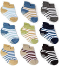 Zaples Baby Non Slip Grip Ankle Socks with Non Skid Soles for Infants Toddlers Kids Boys Girls
